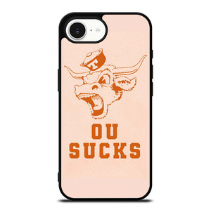 TEXAS LONGHORN ICON OU SUCKS LOGO FOOTBALL UNIVERSITY iPhone 16e Case Cover
