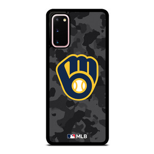 MILWAUKEE BREWERS BASEBALL BLACK CAMO Samsung Galaxy S20 Case Cover