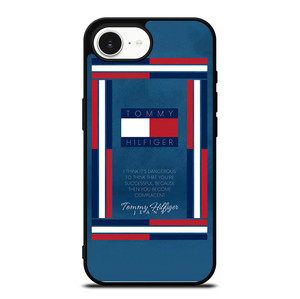 TOMMY HILFIGER LOGO QUOTE iPhone 16e Case Cover TOMMY HILFIGER LOGO QUOTE iPhone 16e Case Cover