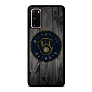 MILWAUKEE BREWERS BASEBALL MLB WOOD LOGO Samsung Galaxy S20 Case Cover
