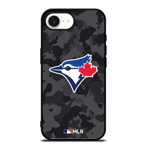 TORONTO BLUE JAYS BASEBALL BLACK CAMO iPhone 16e Case Cover TORONTO BLUE JAYS BASEBALL BLACK CAMO iPhone 16e Case Cover