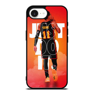 TRAE YOUNG ATLANTA HAWKS NIKE iPhone 16e Case Cover TRAE YOUNG ATLANTA HAWKS NIKE iPhone 16e Case Cover