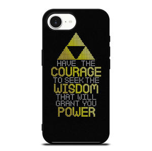 TRIFORCE ZELDA QUOTES iPhone 16e Case Cover