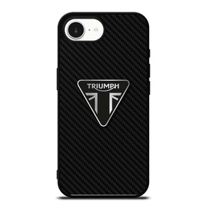 TRIUMPH MOTORCYCLES CARBON FIBER iPhone 16e Case Cover