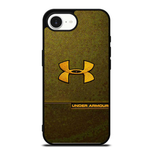 UNDER ARMOUR LOGO EMBROIDERY YELLOW iPhone 16e Case Cover UNDER ARMOUR LOGO EMBROIDERY YELLOW iPhone 16e Case Cover