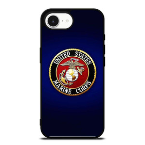 UNITED STATES US MARINE CORPS LOGO BLUE iPhone 16e Case Cover