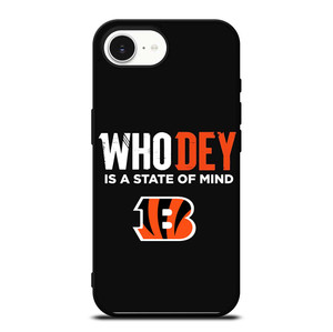 WHO DEY CINCINNATI BENGALS NFL iPhone 16e Case Cover WHO DEY CINCINNATI BENGALS NFL iPhone 16e Case Cover