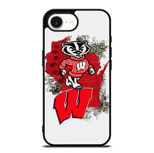 WISCONSIN BADGERS UNIVERSITY FOOTBALL LOGO iPhone 16e Case Cover WISCONSIN BADGERS UNIVERSITY FOOTBALL LOGO iPhone 16e Case Cover