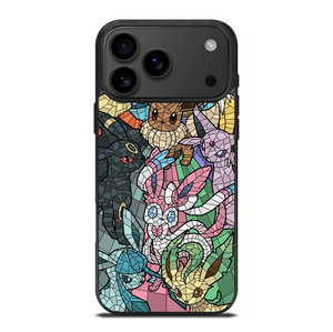 ALL POKEMON EEVEE MOZAIC iPhone 17 Pro Max Case Cover