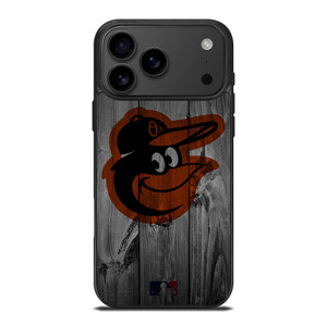 BALTIMORE ORIOLES BASEBALL MLB WOOD LOGO iPhone 17 Pro Max Case Cover