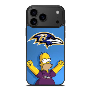 BALTIMORE RAVENS THE SIMPSON iPhone 17 Pro Max Case Cover