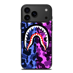 BAPE CAMO LOGO BLUE PURPLE iPhone 17 Pro Max Case Cover