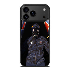 BAPE CAMO SHARK PARIS SAINT GERMAIN iPhone 17 Pro Max Case Cover