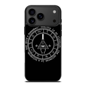BILL CIPHER WHEEL BLACK iPhone 17 Pro Max Case Cover