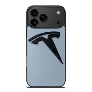 BLACK TESLA CAR LOGO iPhone 17 Pro Max Case Cover