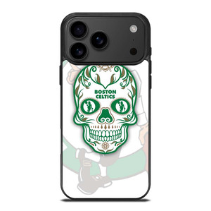 BOSTON CELTICS BASKET SKULL iPhone 17 Pro Max Case Cover