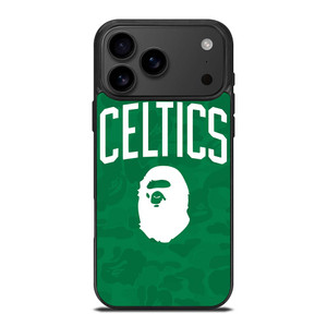 BOSTON CELTICS X BAPE CAMO iPhone 17 Pro Max Case Cover