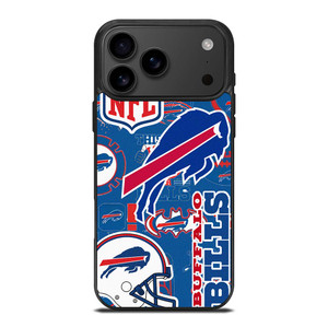 BUFFALO BILLS NFL STICKER BOMB iPhone 17 Pro Max Case Cover