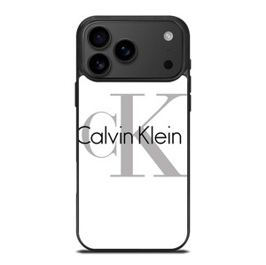 CALVIN KLEIN WHITE LOGO iPhone 17 Pro Max Case Cover