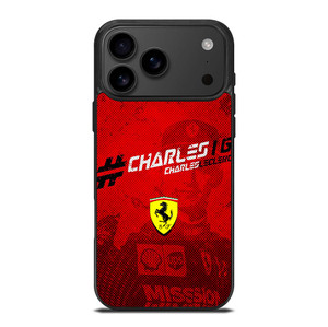 CHARLES LECLERC FERRARI FORMULA ONE F1 RACING 5 iPhone 17 Pro Max Case Cover