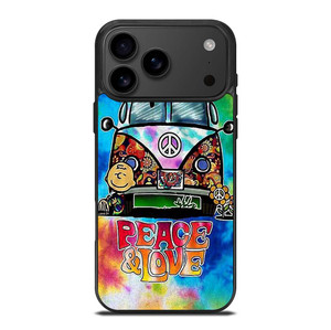 CHARLIE BROWN PEANUTS PEACE LOVE iPhone 17 Pro Max Case Cover