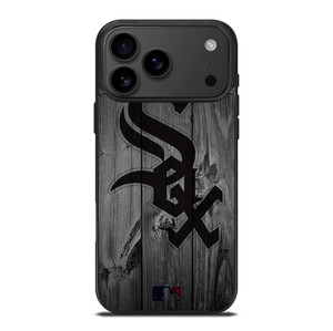 CHICAGO WHITE SOX BASEBALL MLB WOOD LOGO iPhone 17 Pro Max Case Cover
