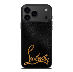 CHRISTAN LOUBOUTIN BLACK iPhone 17 Pro Max Case Cover