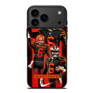 CLEVELAND BROWNS BAKER MAYFIELD 6 iPhone 17 Pro Max Case Cover