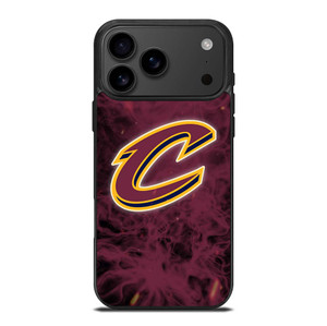 CLEVELAND CAVALIERS BASKETBALL NBA FIRE iPhone 17 Pro Max Case Cover