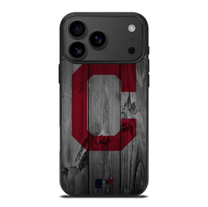 CLEVELAND GUARDIANS BASEBALL MLB WOOD LOGO iPhone 17 Pro Max Case Cover