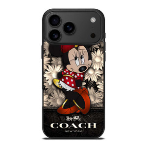 COACH FLOWER MINNIE MOUSE iPhone 17 Pro Max Case Cover