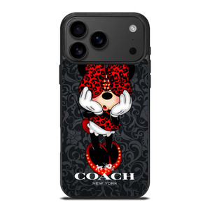 COACH MINNIE MOUSE CARTOON iPhone 17 Pro Max Case Cover