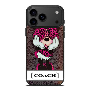 COACH NEW YORK MINNIE MOUSE CUTE iPhone 17 Pro Max Case Cover