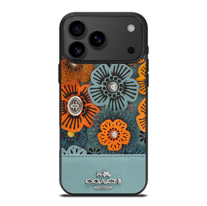 COACH NEW YORK BLUE TEA ROSE iPhone 17 Pro Max Case Cover