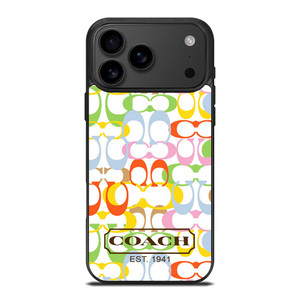 COACH NEW YORK COLORFUL iPhone 17 Pro Max Case Cover