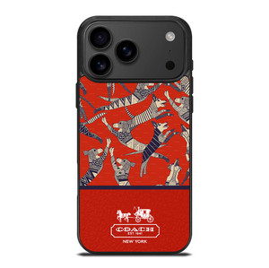 COACH NEW YORK DOG PARTY iPhone 17 Pro Max Case Cover