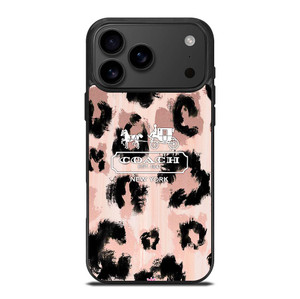 COACH NEW YORK LEOPARD SKIN iPhone 17 Pro Max Case Cover