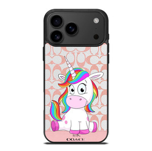 COACH NEW YORK LOGO CUTE UNICORN iPhone 17 Pro Max Case Cover