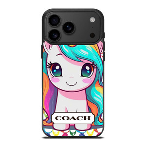 COACH NEW YORK LOGO PRETTY UNICORN iPhone 17 Pro Max Case Cover