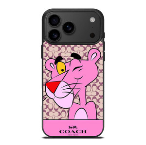 COACH NEW YORK LOGO X PINK PANTHER iPhone 17 Pro Max Case Cover