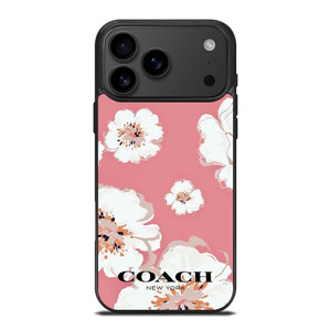 COACH NEW YORK PINK FLOWER iPhone 17 Pro Max Case Cover