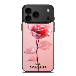 COACH NEW YORK PINK ROSE iPhone 17 Pro Max Case Cover