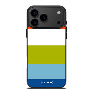 COACH NEW YORK STRIPE 2 iPhone 17 Pro Max Case Cover