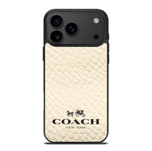 COACH NEW YORK WHITE iPhone 17 Pro Max Case Cover