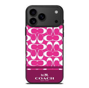 COACH PINK NEW YORK iPhone 17 Pro Max Case Cover