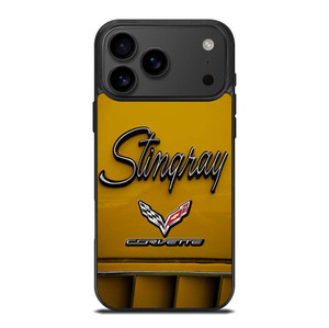 CORVETTE STINGRAY LOGO YELLOW iPhone 17 Pro Max Case Cover
