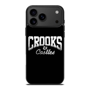 CROOKS AND CASTLES LOGO BLACK iPhone 17 Pro Max Case Cover