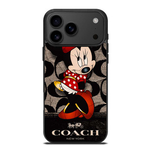 CUTE COACH MINNIE MOUSE iPhone 17 Pro Max Case Cover