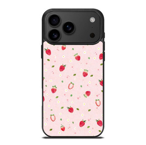 CUTE STRAWBERRY PATTERN iPhone 17 Pro Max Case Cover