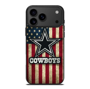 DALLAS COWBOYS AMERICAN FLAG iPhone 17 Pro Max Case Cover